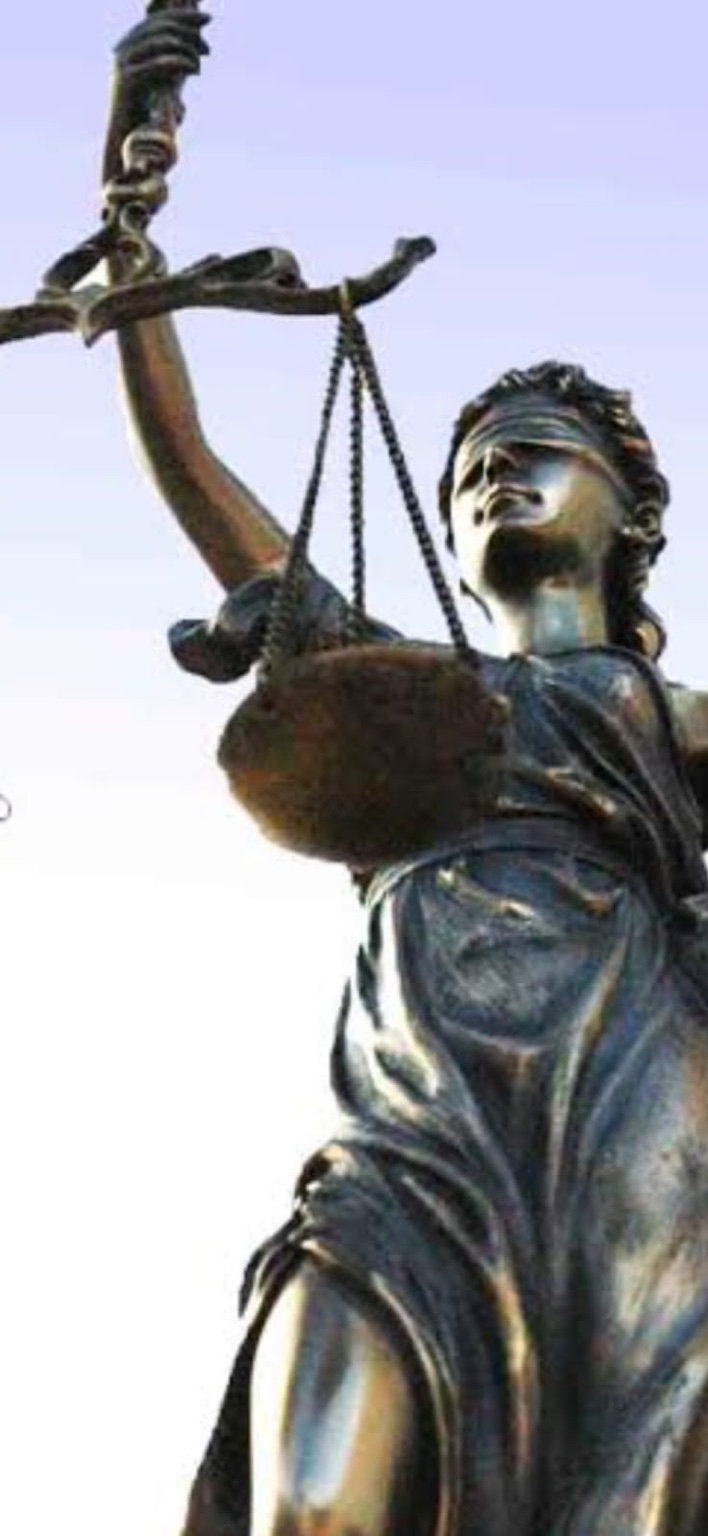 Imagen de justicia con balanza